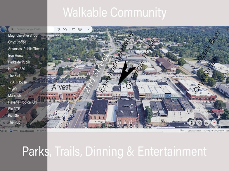 More Photos Of 117 W Walnut St, Rogers Restaurant For Sale