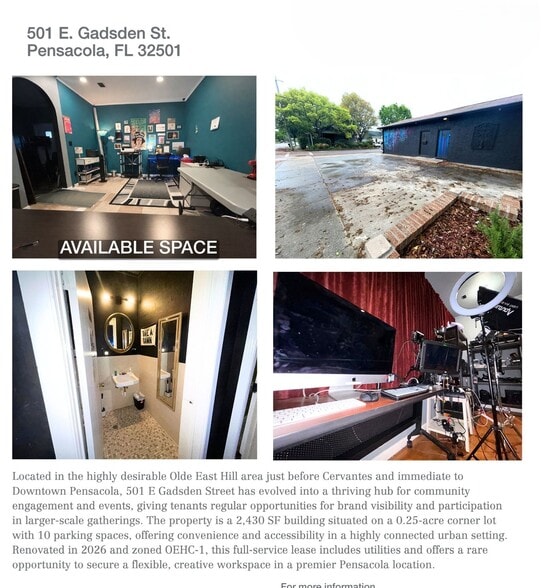 More Photos Of 501 E Gadsden St, Pensacola Office For Lease