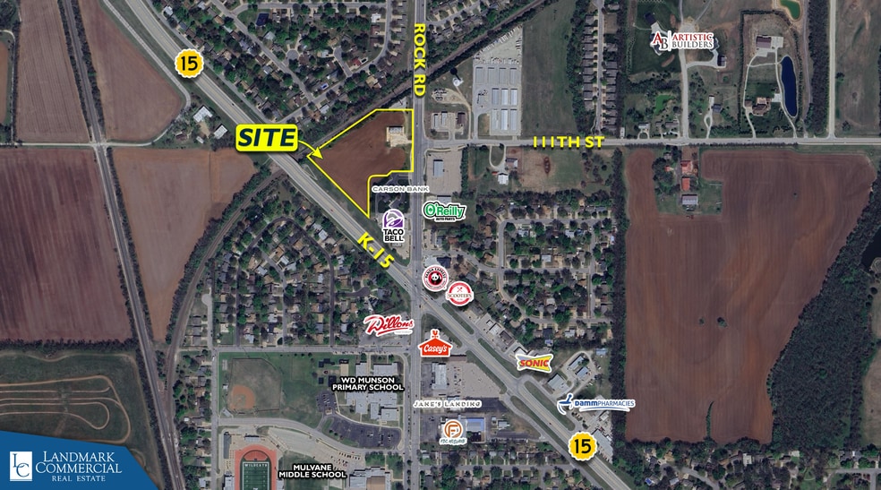 More Photos Of K-15 & Rock Rd rd, Mulvane Land For Sale