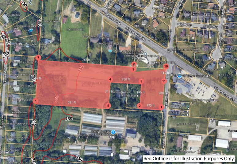 More Photos Of 3305 Winchester Pike pike, Columbus Land For Sale