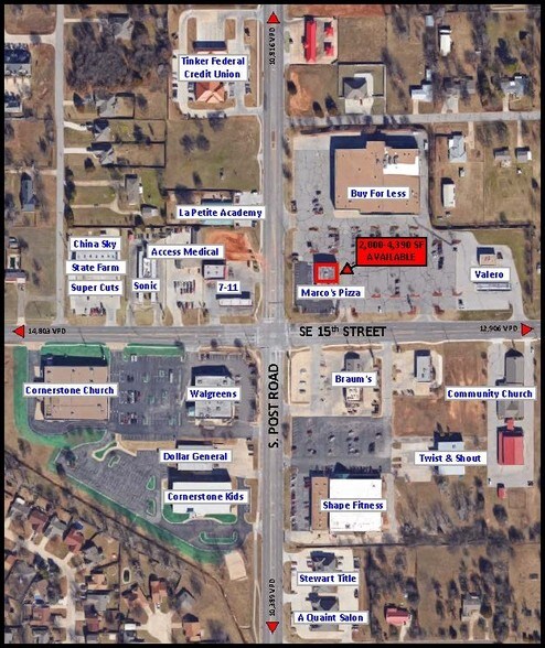 More Photos Of 10001 SE 15th St, Oklahoma City Freestanding For Lease