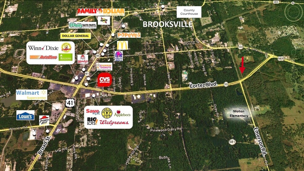 More Photos Of Emerson Rd @ Cortez Blvd, Brooksville Land For Sale