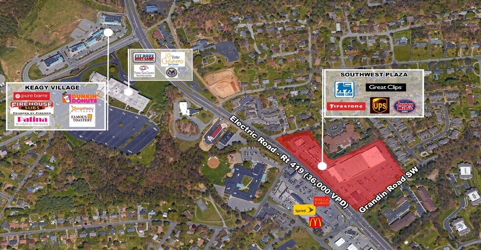 More Photos Of 4913-4933 Grandin Rd SW, Roanoke Supermarket For Sale