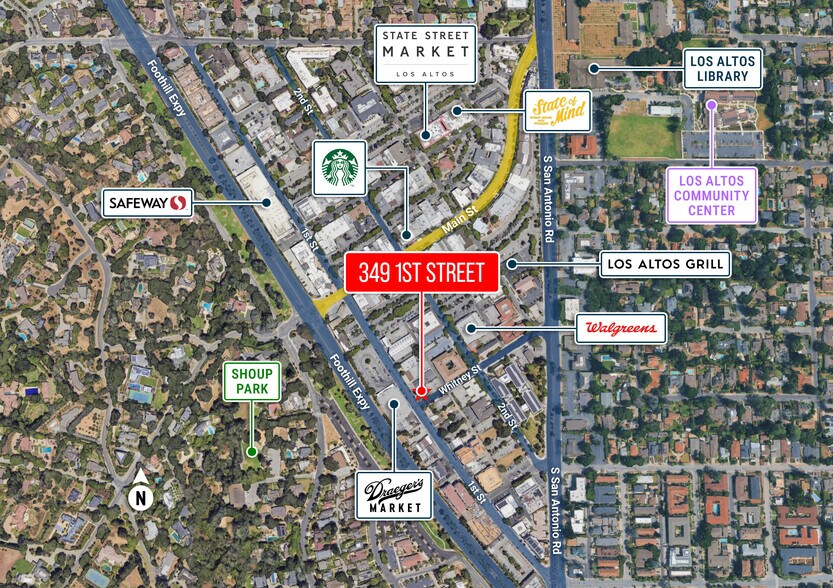 More Photos Of 349 1st St, Los Altos Land For Sale