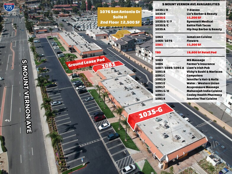 More Photos Of 1035-1091 S Mt Vernon Ave, Colton Unknown For Lease
