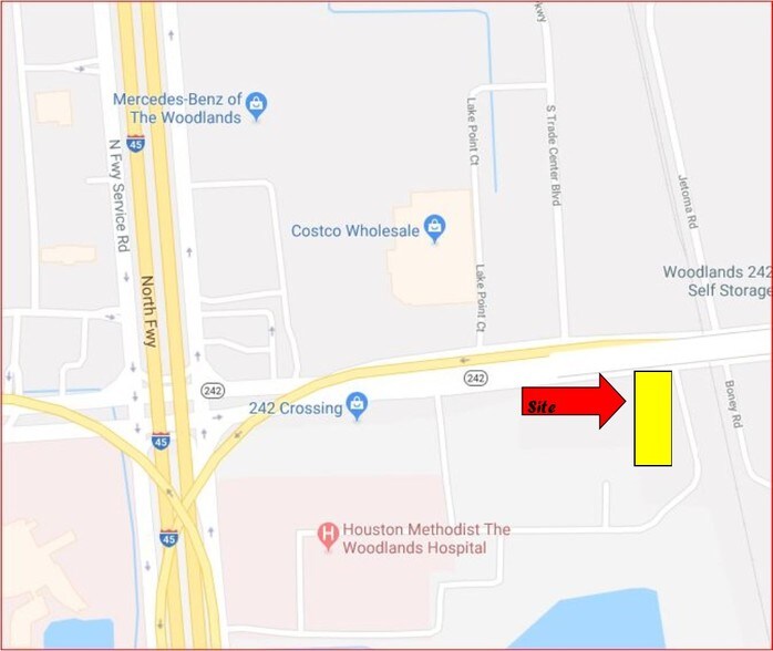 More Photos Of 0 Highway 242, Conroe Land For Sale