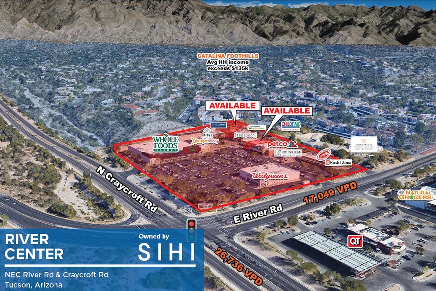 Primary Photo Of 5555-5635 E River Rd, Tucson Unknown For Lease