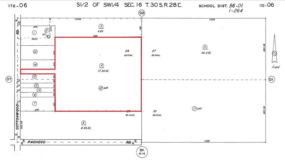 More Photos Of Cottonwood Rd & E Pacheco (APN - 172-060-04) rd, Bakersfield Land For Sale
