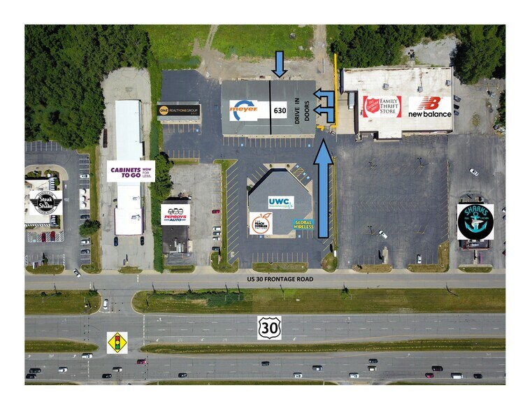 More Photos Of 630 W Lincoln Hwy, Merrillville Showroom For Lease