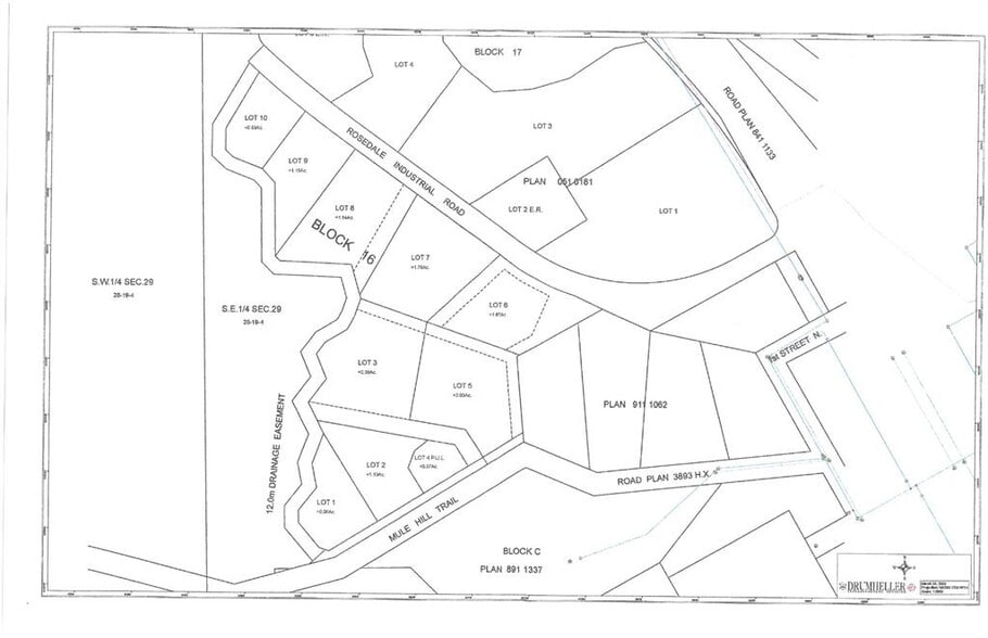 Primary Photo Of Rosedale Industrial park, Drumheller Land For Sale