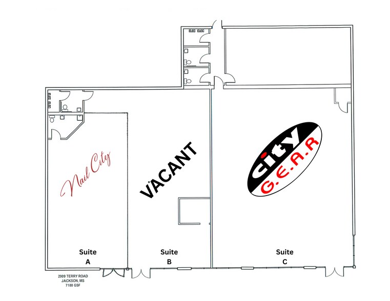 More Photos Of 2909 Terry Rd, Jackson Freestanding For Sale
