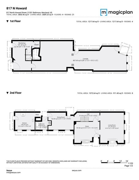More Photos Of 817 N Howard St, Baltimore Storefront Retail Office For Sale