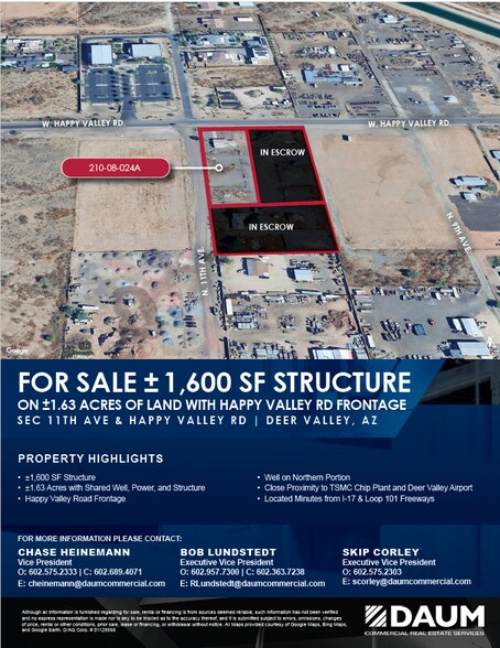 Primary Photo Of 1017 W Happy Valley Rd, Phoenix Land For Sale