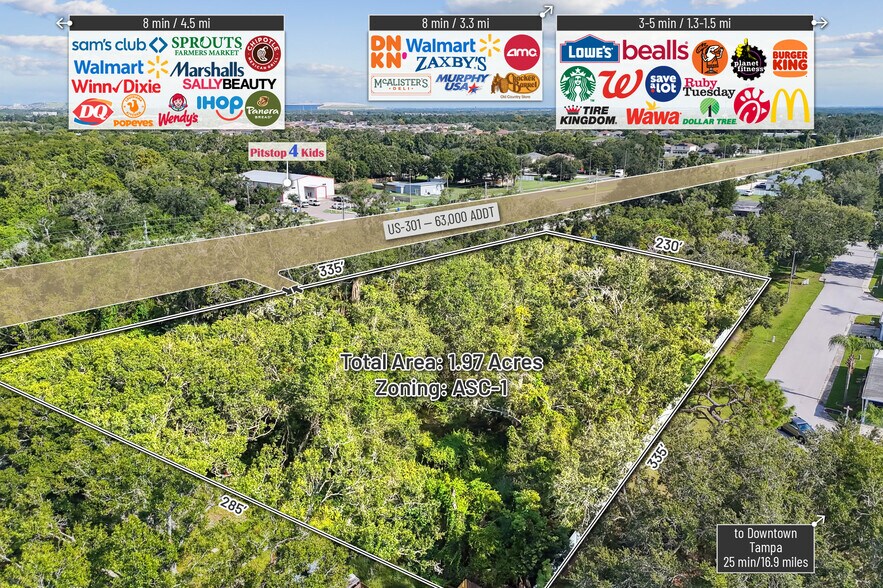 More Photos Of 11218 US 301, Riverview Land For Sale