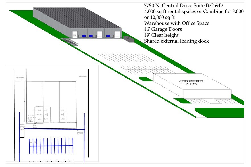 More Photos Of 7790 N Central Dr, Lewis Center Warehouse For Lease