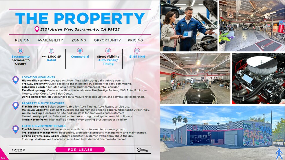 More Photos Of 2101 Arden Way, Sacramento Auto Repair For Lease