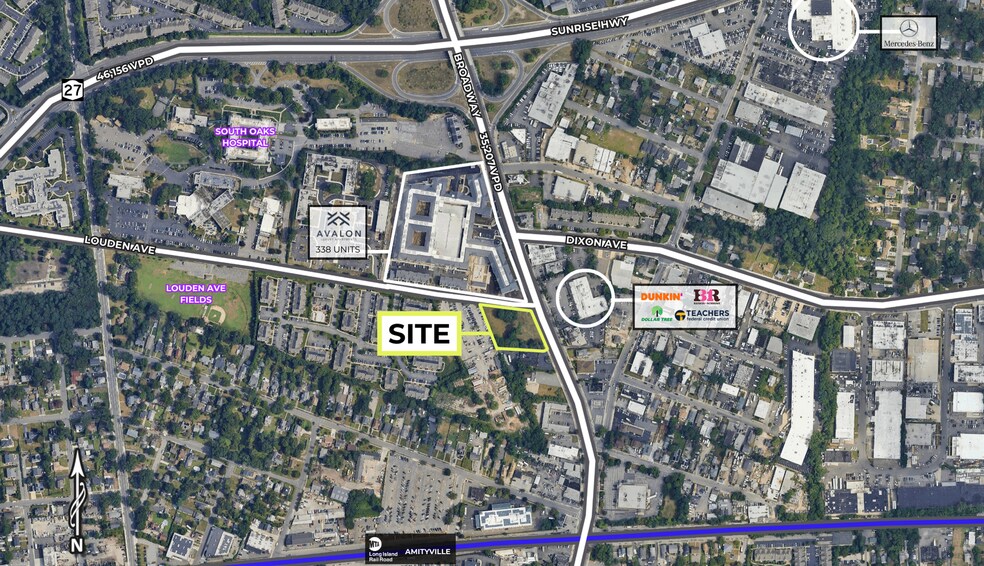 Primary Photo Of 340 Broadway, Amityville Land For Lease