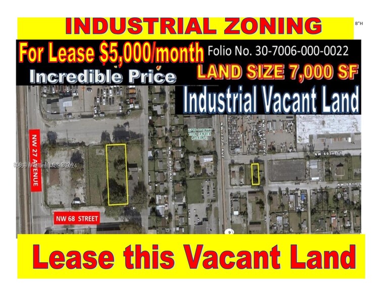 Primary Photo Of 2622 NW 68th St, Miami Land For Lease