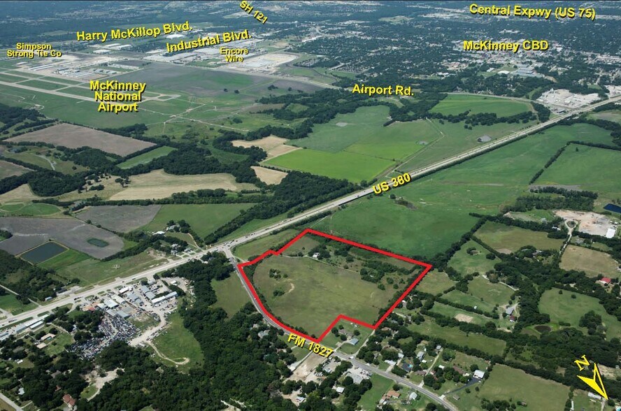Primary Photo Of NEC US 380 & New Hope Rd @ E Dave Brown Rd, McKinney Land For Sale