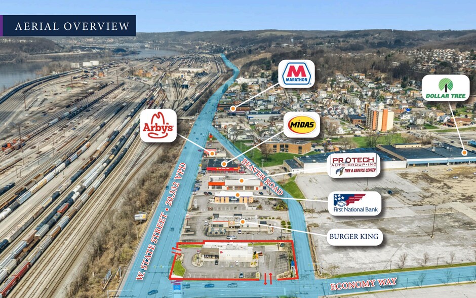 More Photos Of 1680 W State St, Baden Fast Food For Sale