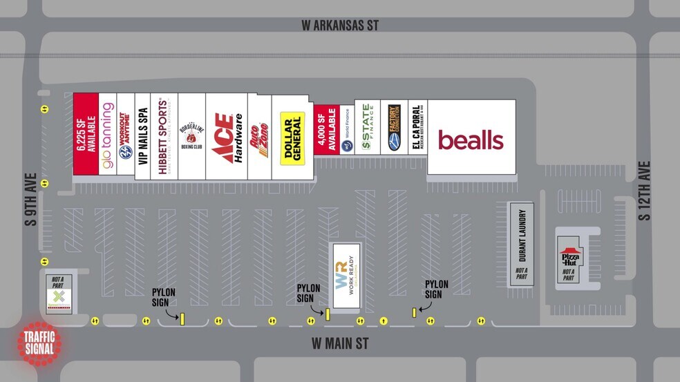 More Photos Of 919 W Main St, Durant Unknown For Lease