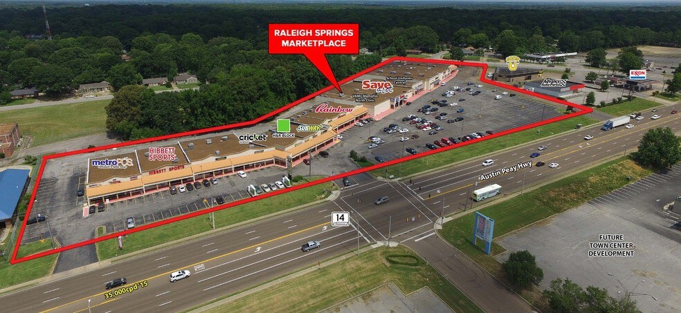 More Photos Of 3421-3489 Austin Peay Hwy, Memphis Storefront For Lease