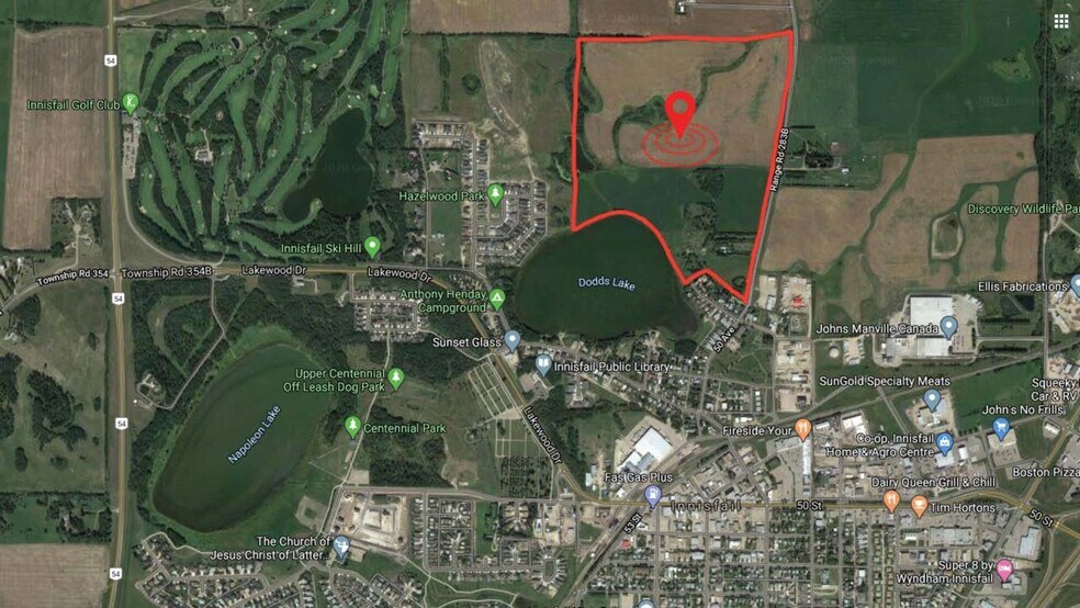 More Photos Of 5901 50 Ave, Innisfail Land For Sale