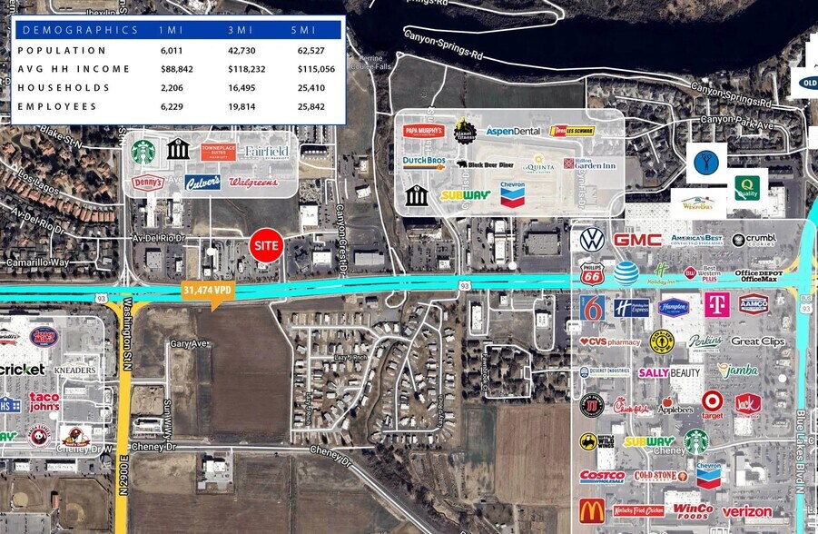 More Photos Of 1735 Monroe St, Twin Falls Land For Sale