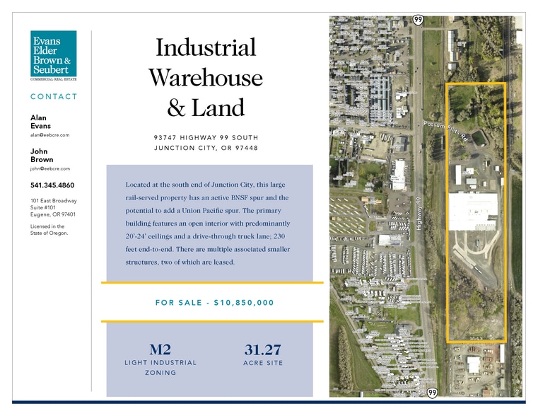 More Photos Of 93747 S Highway 99, Junction City Warehouse For Sale
