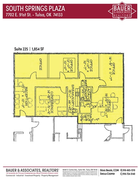More Photos Of 7702 E 91st St, Tulsa Medical For Lease