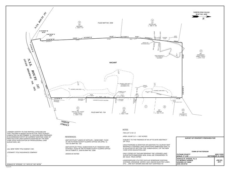 More Photos Of 1014 Route 311, Patterson Land For Sale