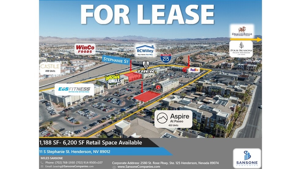 Primary Photo Of 11-43 S Stephanie St, Henderson Unknown For Lease