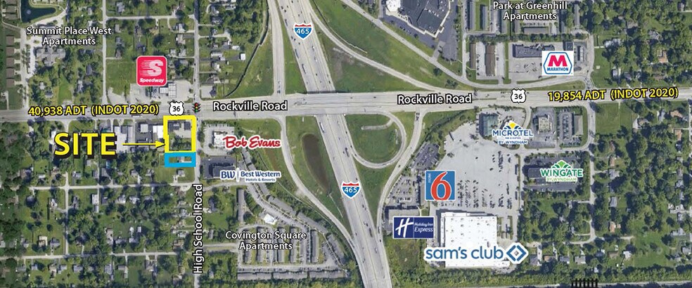 More Photos Of 6301 Rockville Rd, Indianapolis Freestanding For Sale