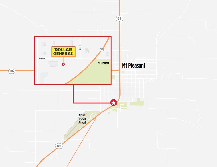 More Photos Of 848 S Highway 89, Mount Pleasant General Retail For Sale