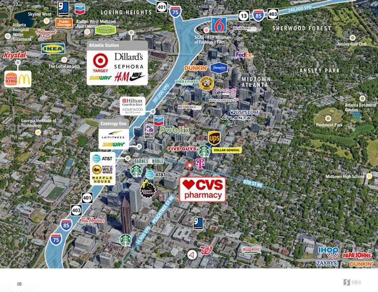 More Photos Of 842 NE Peachtree St, Atlanta Freestanding For Sale
