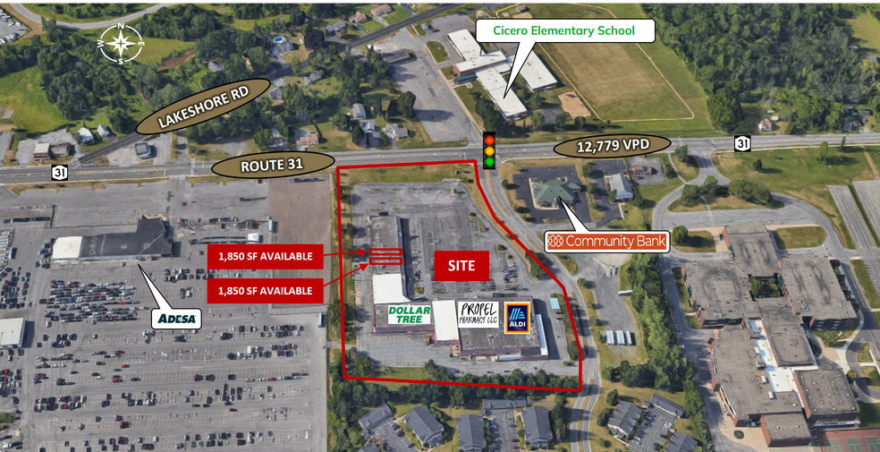 Primary Photo Of 5962-5964 State Route 31, Cicero Supermarket For Lease