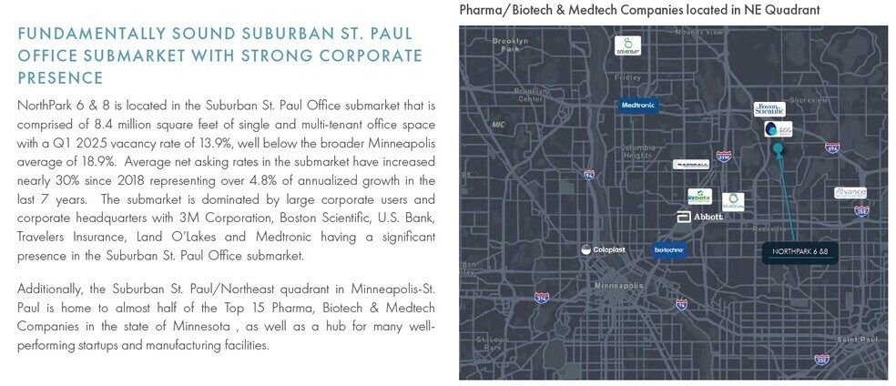 More Photos Of 8 Pine Tree Dr, Arden Hills Office For Sale