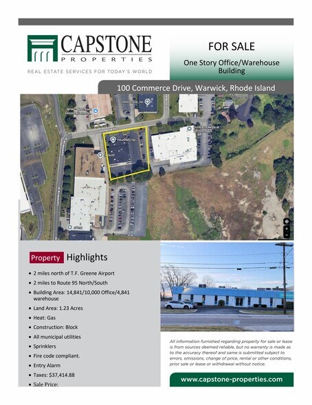 More Photos Of 100 Commerce Dr, Warwick Flex For Sale