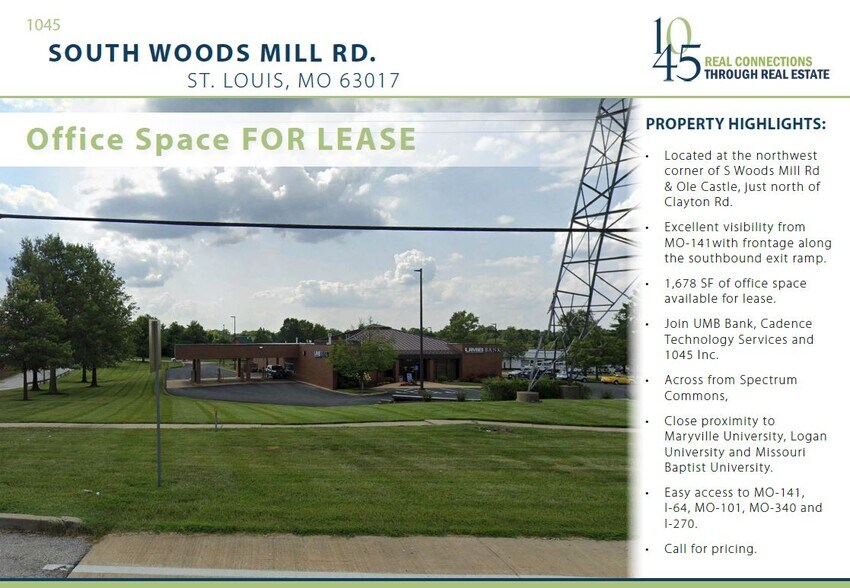 More Photos Of 1041-1049 S Woods Mill Rd, Chesterfield Storefront Retail Office For Lease