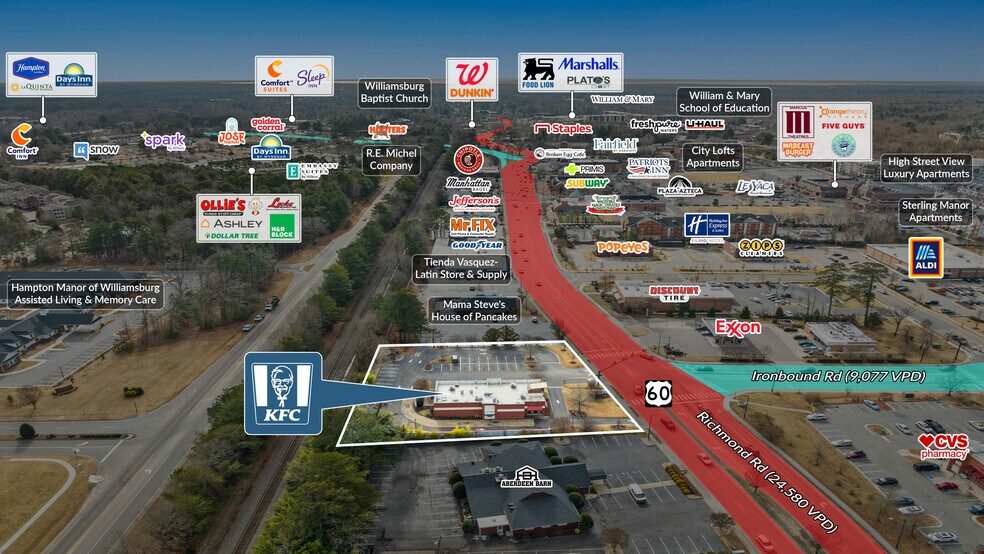 More Photos Of 1545 Richmond Rd, Williamsburg Fast Food For Sale