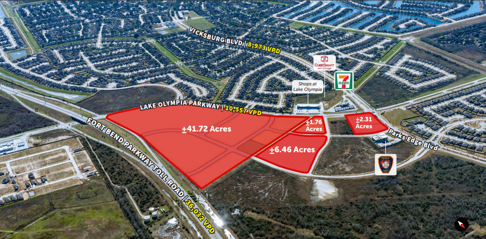 Primary Photo Of NWC Fort Bend Parkway Toll Road and Lake Olympia P, Missouri City Land For Sale