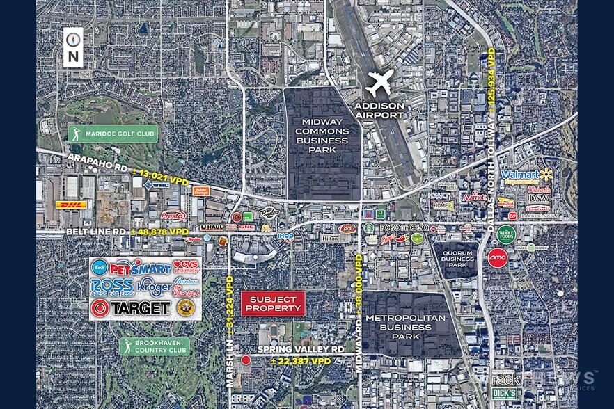 More Photos Of 14380 Marsh Ln, Addison General Retail For Lease