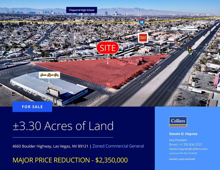 Primary Photo Of 4660 Boulder Hwy, Las Vegas Land For Sale
