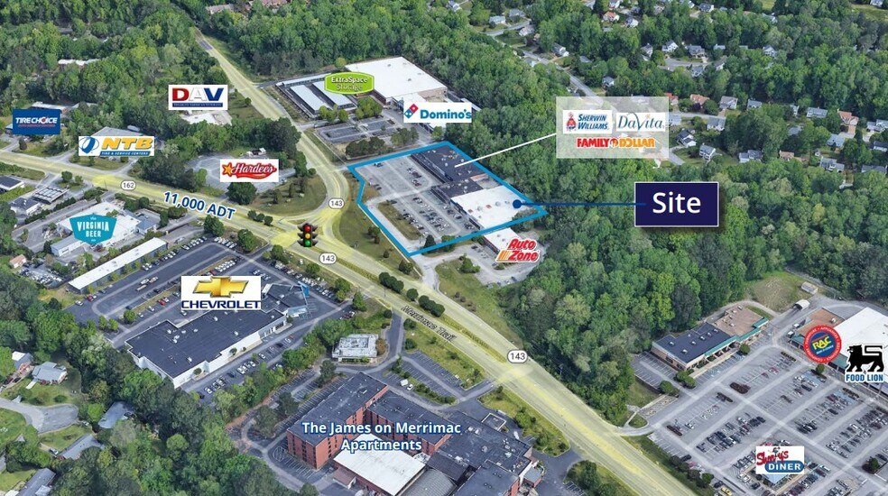 More Photos Of 457-473 Merrimac Trl, Williamsburg General Retail For Lease