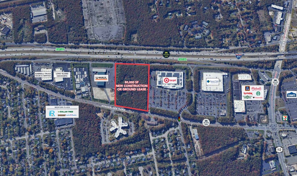 More Photos Of Horseblock Rd @ Long Island Expressway, Medford Land For Lease