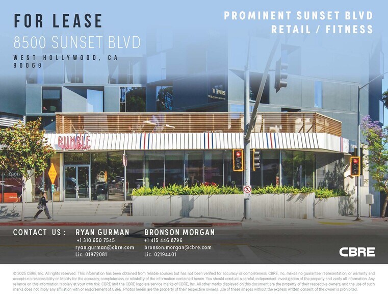 More Photos Of 8500 W Sunset Blvd, Los Angeles Storefront Retail Office For Lease
