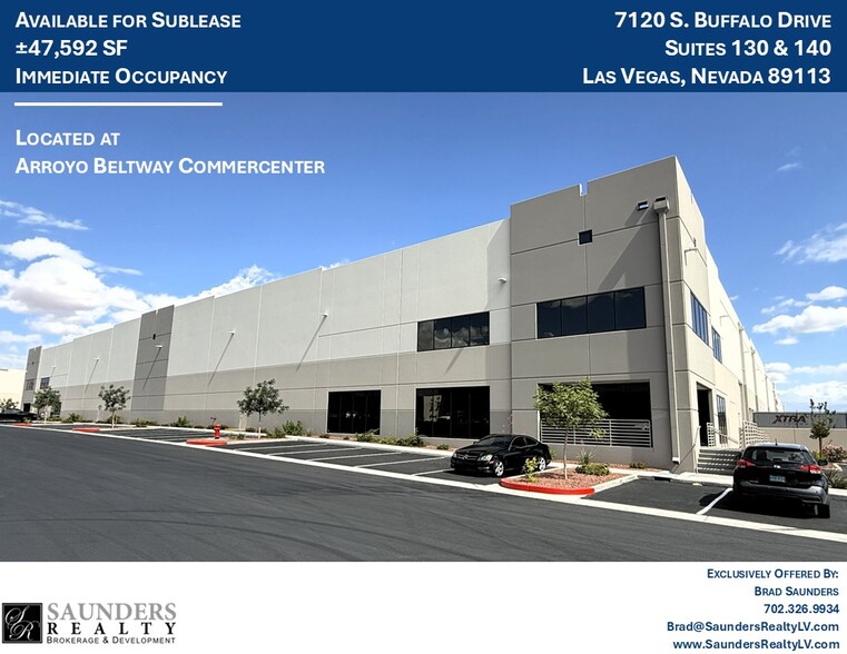 Primary Photo Of 7120 S Buffalo Dr, Las Vegas Industrial For Lease