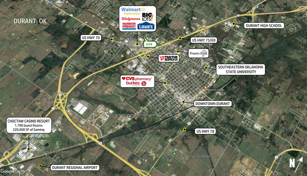 More Photos Of 3106 W University Blvd, Durant Storefront For Lease