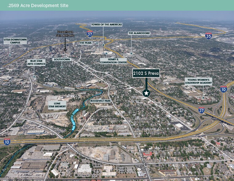 More Photos Of 2102 S Presa St, San Antonio Land For Sale