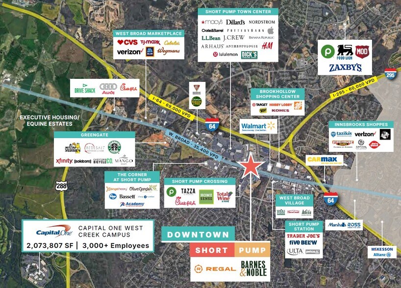 More Photos Of 11500-11900 W Broad St, Richmond Unknown For Lease